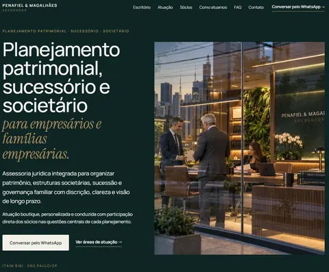 Prévia do projeto Penafiel & Magalhães